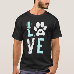 Tierarzt Liebe T-Shirt Vet Tierarzt Student