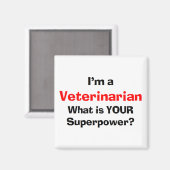Tierarzt Magnet (Vorderseite/Rückseite)