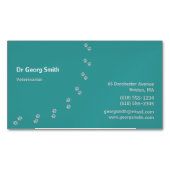 Tierarzt Magnetische Visitenkarte (Vorderseite)