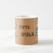 Tierarzt mit der Kätzchen-Kaffee-Tasse Kaffeetasse (Mittel)