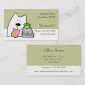 Tierarzt, Pet Care Pro, individuell anpassen Visitenkarte (Vorne/Hinten)