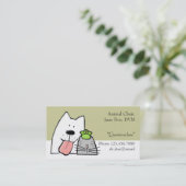 Tierarzt, Pet Care Pro, individuell anpassen Visitenkarte (Stehend Vorderseite)