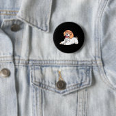 Tierarzt Rezeptionistin Button (Beispiel)