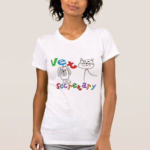 Tierarzt-Sekretär Gifts, Veterinärbüro-Sekretär T-Shirt