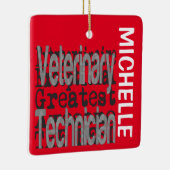 Tierarzt Sonderbeauftragter CUSTOM Keramikornament (Rechts)