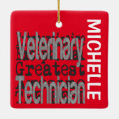 Tierarzt Sonderbeauftragter CUSTOM Keramikornament (Rückseite)