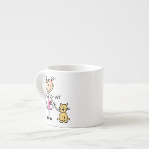 Tierarzt-Strichmännchen Espressotasse