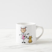 Tierarzt-Strichmännchen Espressotasse (Rechts)