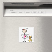 Tierarzt-Strichmännchen-Magnet Magnet (In Situ (Geschirrspüler))