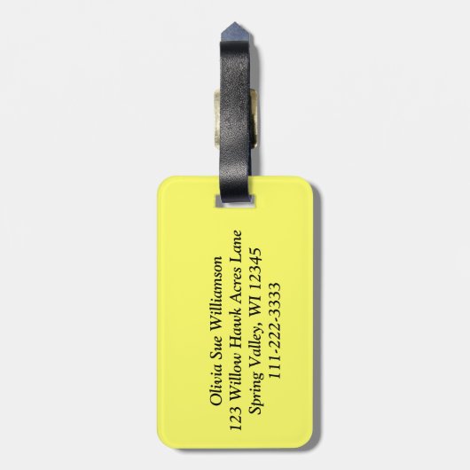 Tierarzt - Tatzen-Drucke auf meinem Herzen #2 Gepäckanhänger (Rückseite vertikal)