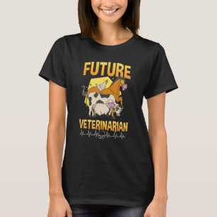 Tierarzt Tech Niedlich Veterinary Future Veterinar T-Shirt