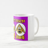 Tierarzt Tech-Tasse durch www.vettechstuff.com Kaffeetasse (VorderseiteRechts)