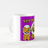 Tierarzt Tech-Tasse durch www.vettechstuff.com Kaffeetasse (Vorderseite Links)