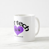 Tierarzt Tech-Tasse Kaffeetasse (VorderseiteRechts)