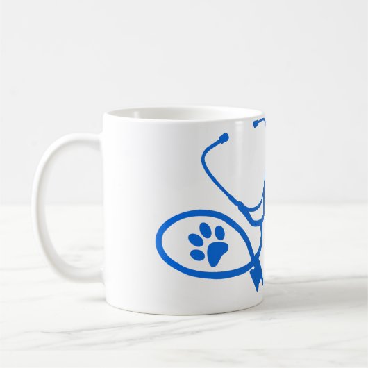 Tierarzt Tech-Tasse Kaffeetasse (Links)