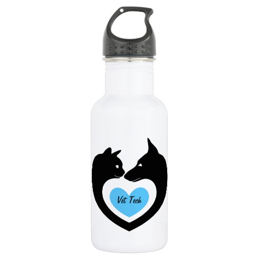 Tierarzt-Technologie Edelstahlflasche (Vorderseite)