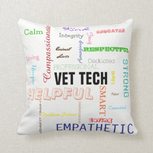 Tierarzt-Technologie-Geschenk schreibt Kissen