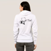 Tierarzt-Technologie Hoodie (Schwarz voll)