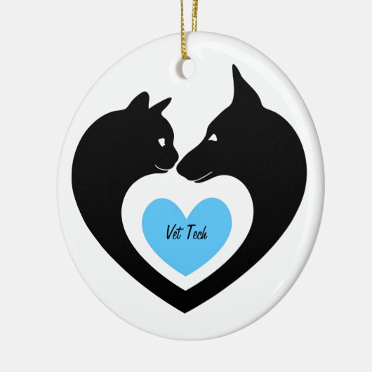 Tierarzt-Technologie Keramikornament (Links)