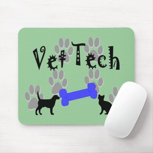 Tierarzt TECHNOLOGIE mit dem Hundeknochen Mousepad (Mit Mouse)