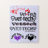 Tierarzt-Technologie-Puzzlespielgeschenk Puzzle (Vertikal)