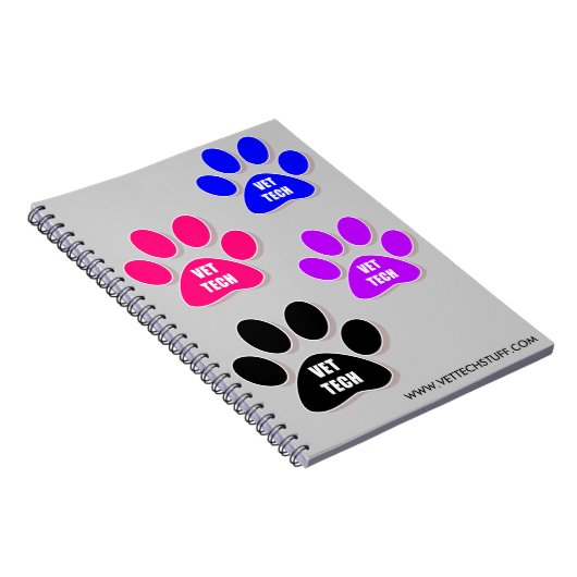 TIERARZT-TECHNOLOGIE-TATZEN-NOTIZBUCH NOTIZBLOCK (Rechte Seite)