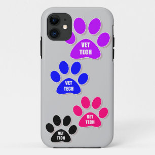 TIERARZT-TECHNOLOGIE-TATZEN-TELEFON-KASTEN iPhone 11 HÜLLE