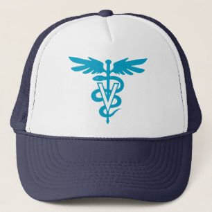 Tierarzt-Technologie - Veterinärsymbol Truckerkappe
