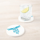 Tierarzt-Technologie - Veterinärsymbol Untersetzer (Seite)