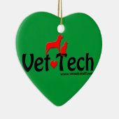 Tierarzt-Technologie Weihnachtsverzierung Keramik Ornament (Rechts)