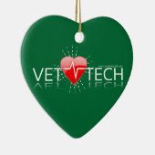 Tierarzt-Technologie Weihnachtsverzierung Keramikornament (Rechts)
