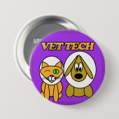 Tierarzt-Technologieknopf Button (Vorne & Hinten)