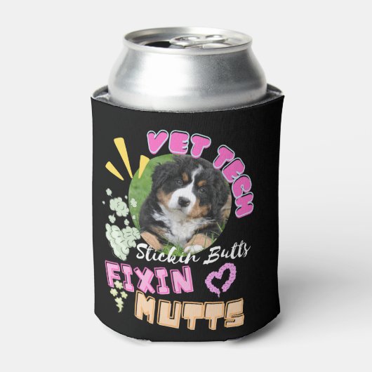 Tierarzt, Tierarzt, Medizin, Krankenschwester, Hun Dosenkühler (Kanne Vorderseite)