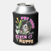 Tierarzt, Tierarzt, Medizin, Krankenschwester, Hun Dosenkühler (Kanne Rückseite)