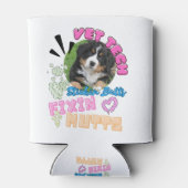 Tierarzt, Tierarzt, Medizin, Krankenschwester, Tie Dosenkühler (Rückseite)