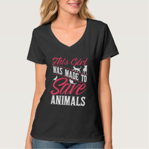 Tierarzt Tierärztin Dieses Mädchen wurde geschaffe T-Shirt