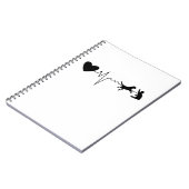 Tierarzt-tierärztlicher Herzschlag-Impuls Notizblock (Linke Seite)