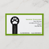 Tierarzt/Tierklinik minimalistische Visitenkarten Visitenkarte (Rückseite)