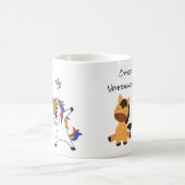 Tierarzt Unicorn Pferd Funny Geschenk Haustier Tie Kaffeetasse (Mittel)
