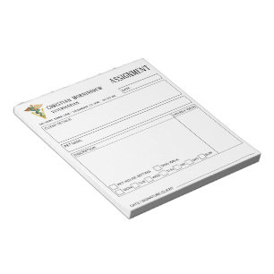 Tierarzt V Symbol des Caduceus 1 Notizblock