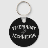Tierarzt | Vet Tech Paw Stethoscope Schlüsselanhänger (Vorderseite)