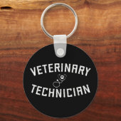 Tierarzt | Vet Tech Paw Stethoscope Schlüsselanhänger (Vorderseite)