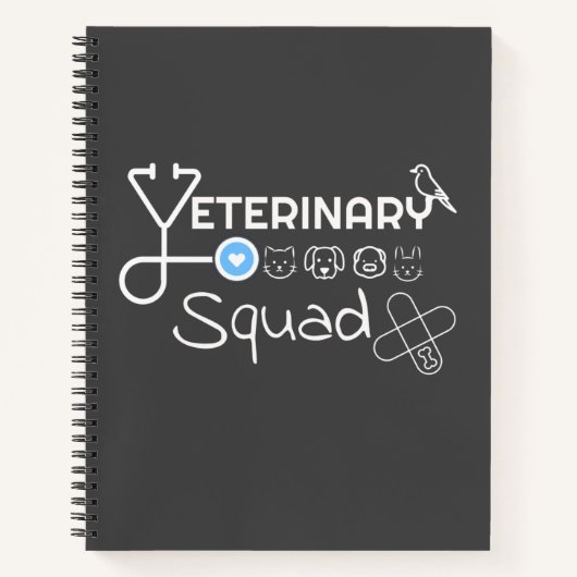 Tierarzt - Veterinärkommando Notizblock (Vorderseite)
