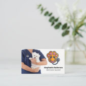 Tierarzt Visitenkarte (Stehend Vorderseite)