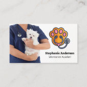 Tierarzt Visitenkarte (Vorderseite)