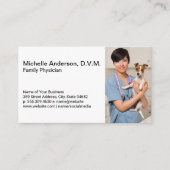Tierarzt Visitenkarte (Vorderseite)
