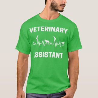 Tierarztassistent Heartbeat bei Tieren Tierarzneim T-Shirt