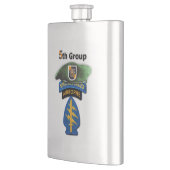 Tierärzte der Kraft-Gruppen-grünen Barett-SFG SF Flachmann (Links)