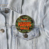 Tierärzte für Harris Walz-Camouflage Button (Beispiel)