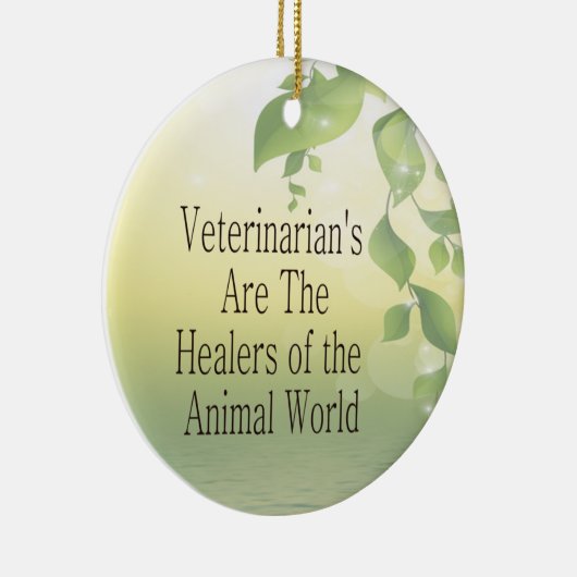 Tierärzte Keramik Ornament (Rechts)
